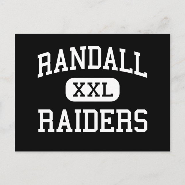 Randall - Raiders - High School - Amarillo Texas Postcard (Front)