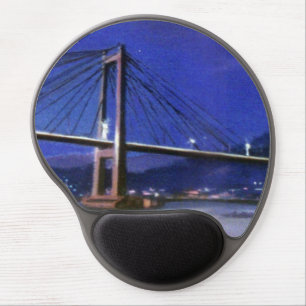 Rande Bridge (Redondela-Moaña) Pontevedra) Gel Mouse Pad