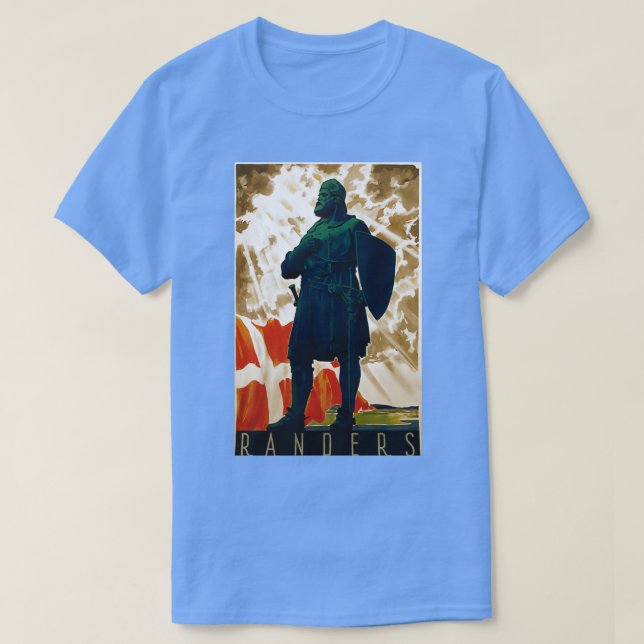 Randers vintage travel poster T-Shirt (Design Front)