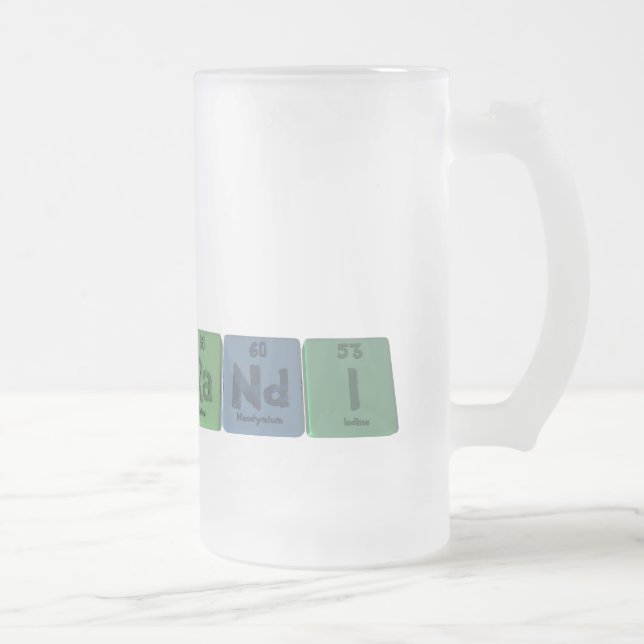 Randi as Radium Neodymium Iodine Frosted Glass Beer Mug (Right)