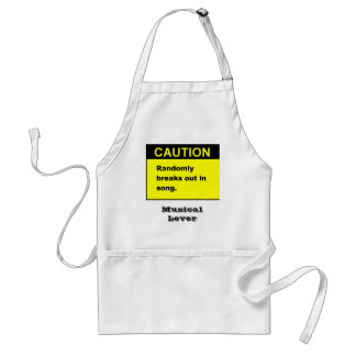 Randmon Song Adult Apron