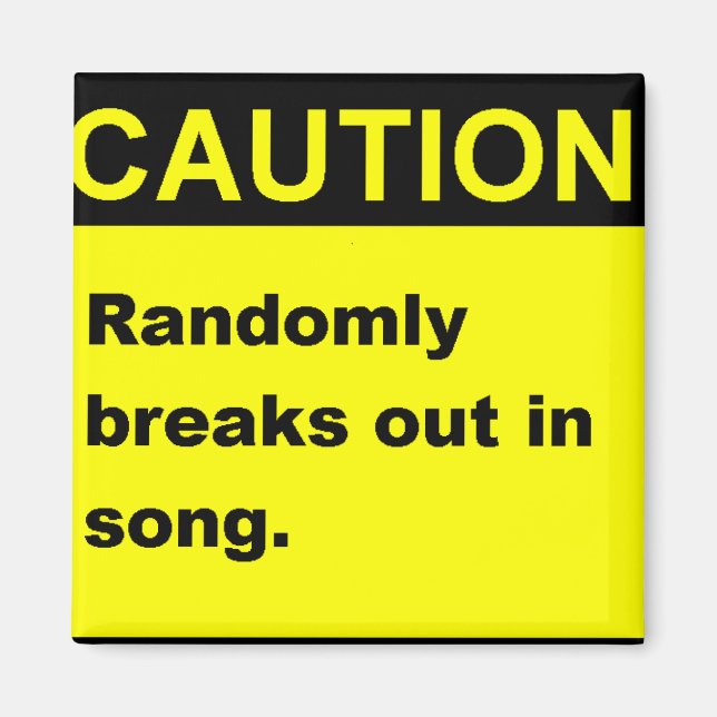 Randmon Song Magnet (Front)