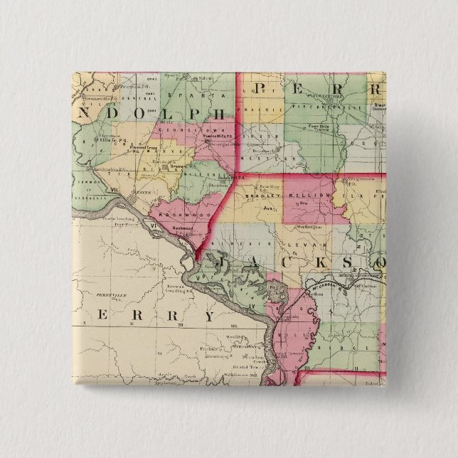 Randolph, Perry, Jackson counties Button (Front)