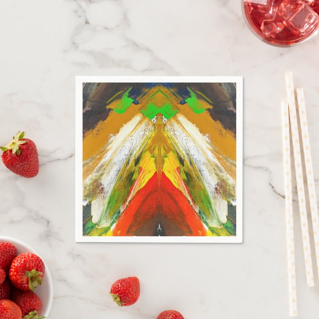 Random Abstract Brushstroke Composition by Lukian Napkins (Insitu)