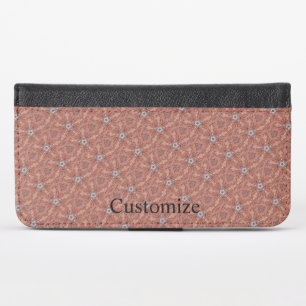 random abstract design iPhone x wallet case