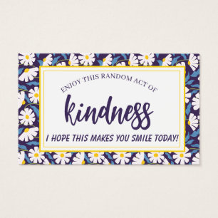 Random Act of Kindness Blue & White Floral