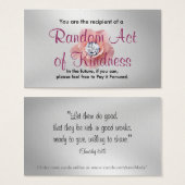 Random Act of Kindness Cards (Front & Back)