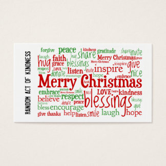 Random Act of Kindness Christmas Cards