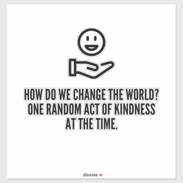 Random act of kindness sticker (Sheet)