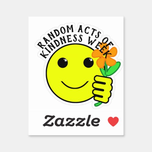 Random Act of Kindness Week Sticker