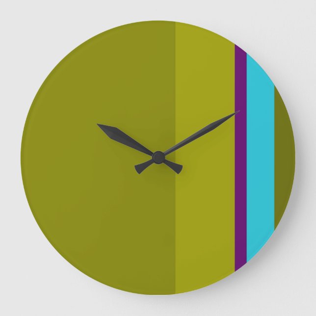 Random Act of Violet Large Clock (Front)