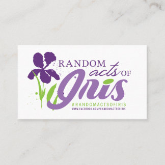 Random Acts of Iris Business Card