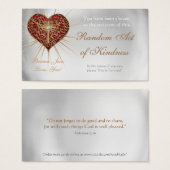 Random Acts of Kindness Personal wallet cards - (Front & Back)