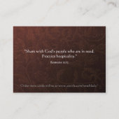 Random Acts of Kindness wallet Cards - (Back)