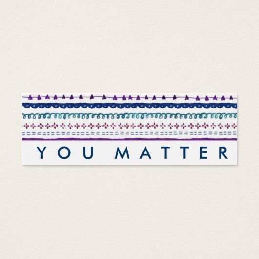 Random Acts of Kindness You Matter Cards (Front)