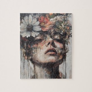 Random Art My Cat Made Flowers on my Mind