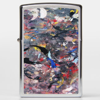 random art zippo lighter