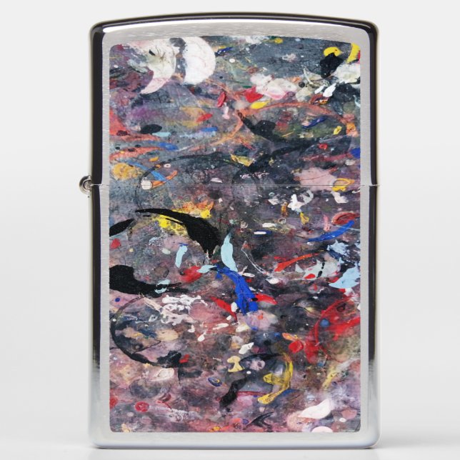random art zippo lighter (Front)
