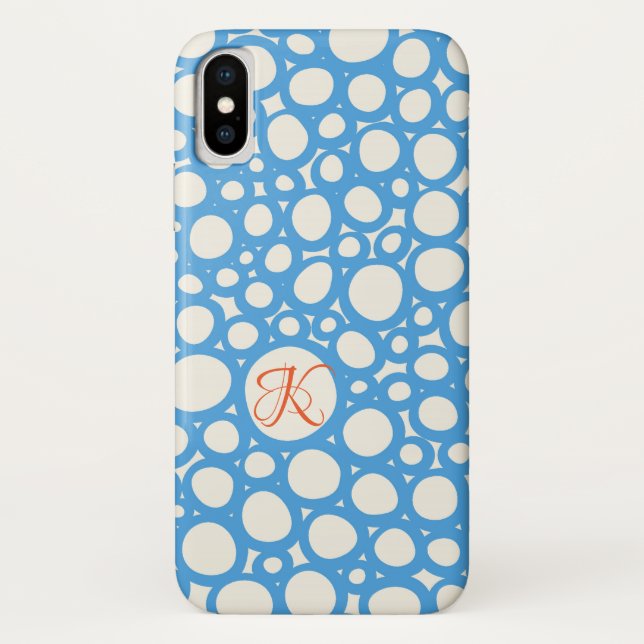 Random Circles Case-Mate iPhone Case (Back)
