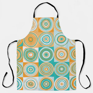 Random Colored Circles: Artistic Background. Apron