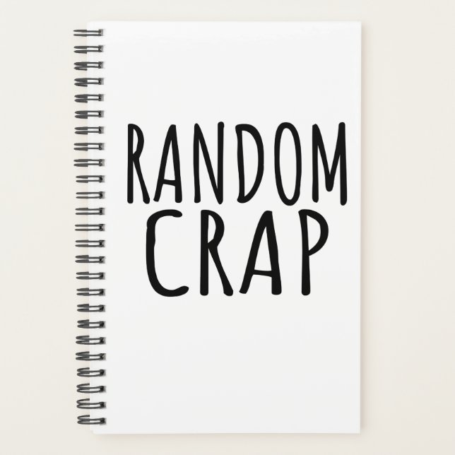Random Crap Funny Planner (Front)