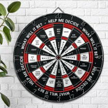 Random Decision Maker Dartboard With Darts