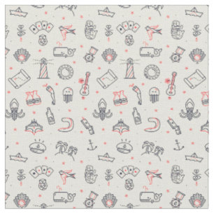 Random Doodles Fabric