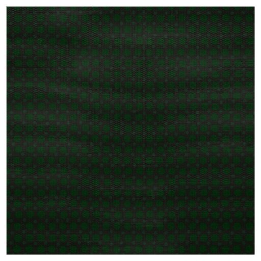 RANDOM FOREST GREEN POLKA DOTS ON DARK GRAY FABRIC