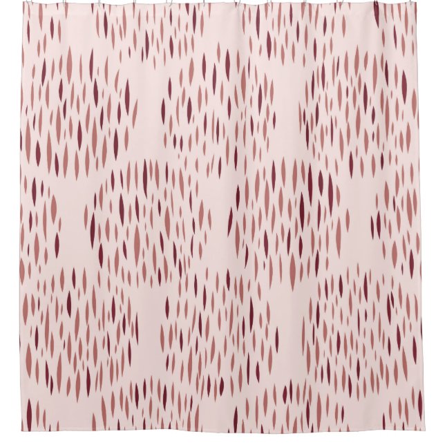 Random geometric background. Seamless pattern. Vin Shower Curtain (Front)