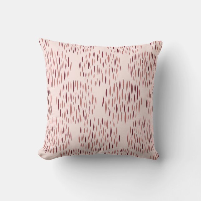 Random geometric background. Seamless pattern. Vin Throw Pillow (Front)