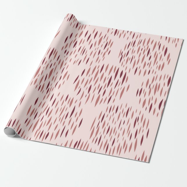 Random geometric background. Seamless pattern. Vin Wrapping Paper (Unrolled)