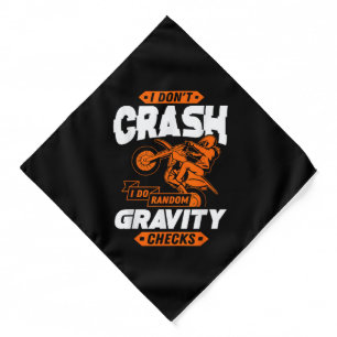 Random Gravity Checks - Motocross & Dirt Bike Bandana