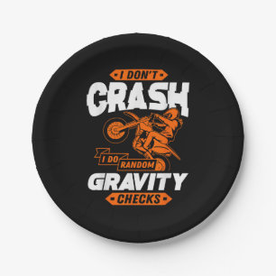 Random Gravity Checks - Motocross & Dirt Bike Paper Plates
