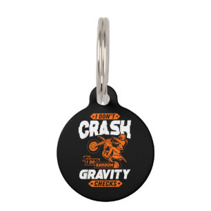 Random Gravity Checks - Motocross & Dirt Bike Pet ID Tag