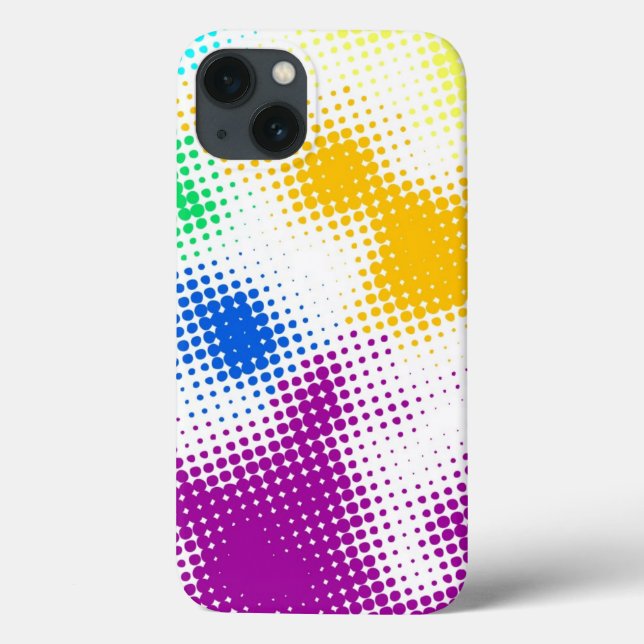 Random halftone colorful background Case-Mate iPhone case (Back)