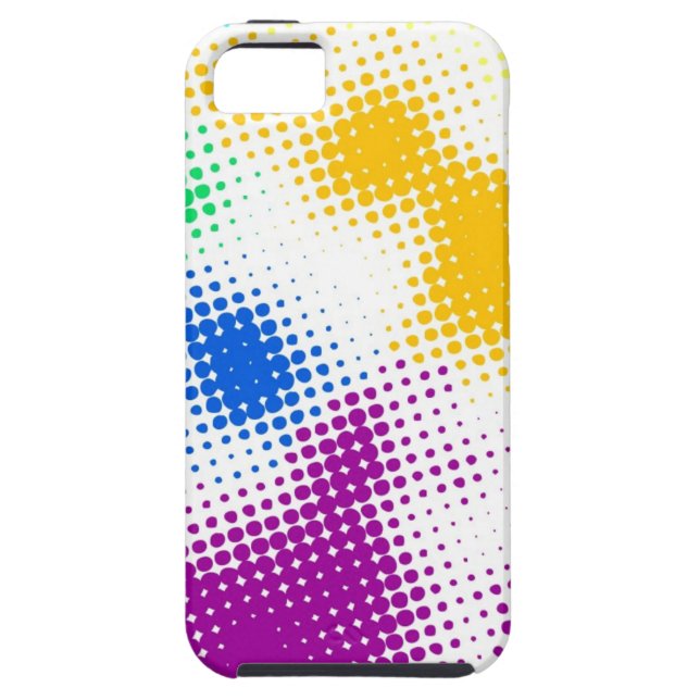 Random halftone colorful background Case-Mate iPhone case (Back)