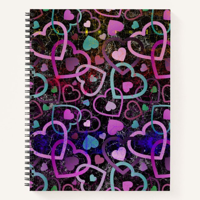 Random Hearts RUD Notebook (Front)