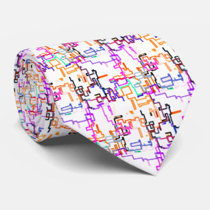 Random Lined Pattern Neck Tie