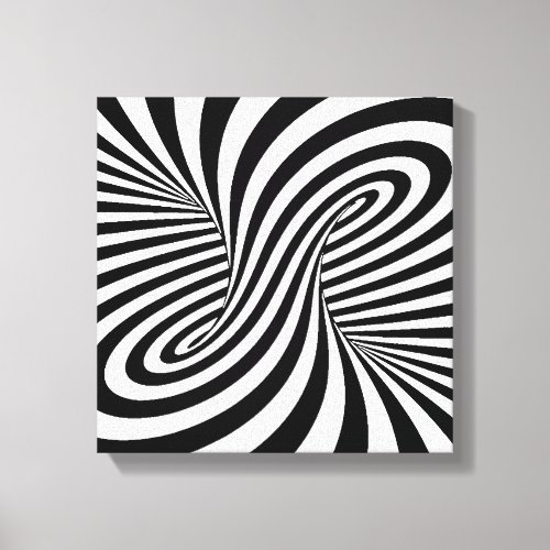 RANDOM OVERVIEW OPTICAL ILLUSIONS CANVAS PRINT