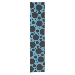 Random Polka Dots - Peacock Blue Table Runner