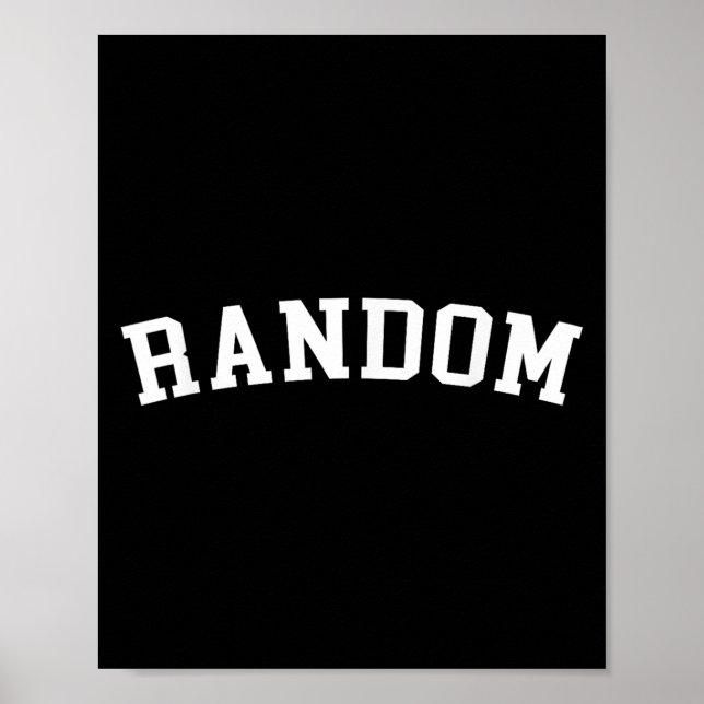 Random  poster (Front)