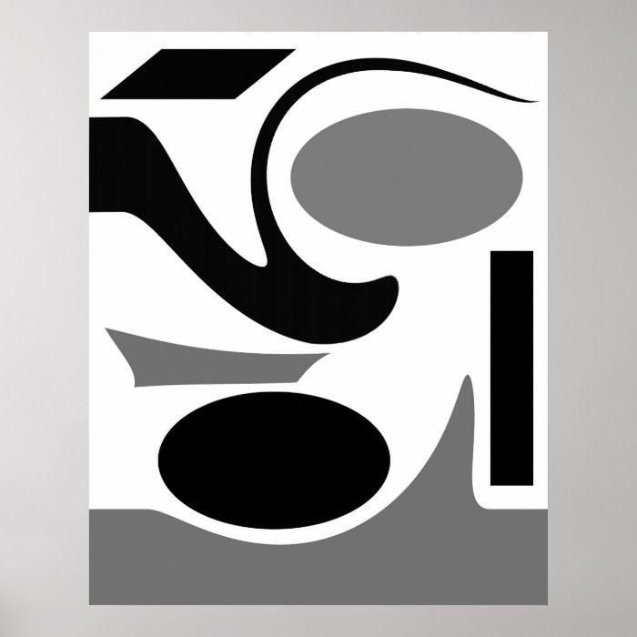 Random Shapes II Poster