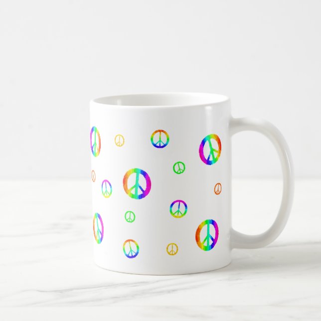 Random Signs Of Peace Coffee Mug (Right)