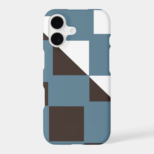 Random squares (Chocolate vanilla mix version) Iphone Case (Back)