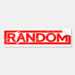 Random Stamp Bumper Sticker
