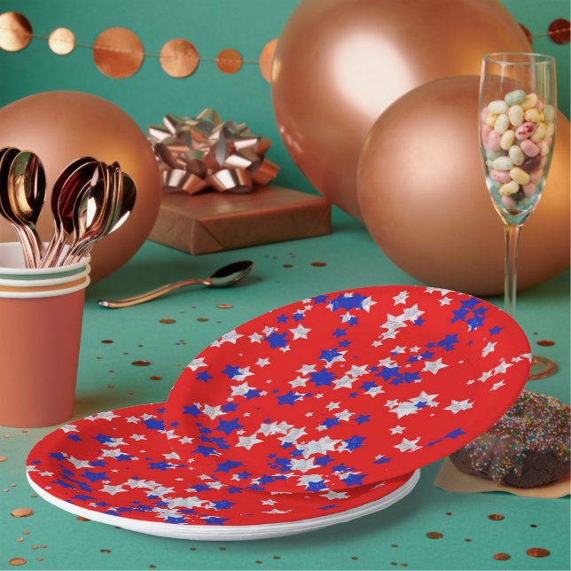 Random Stars Party Plates (Multi)