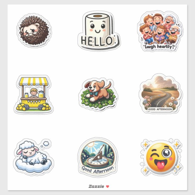 Random Stickers Pack (Sheet)