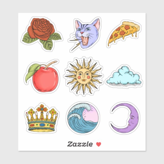 Random Stuff Sticker (Sheet)