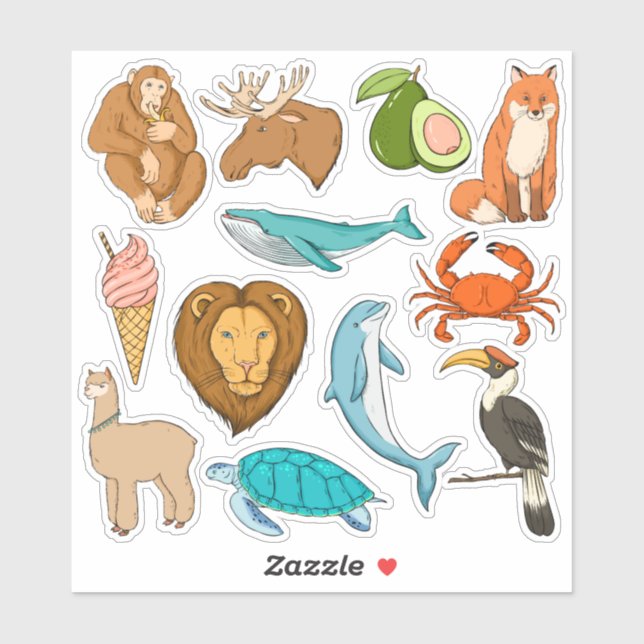 Random Stuff Sticker (Sheet)