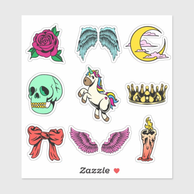 Random Stuff Sticker (Sheet)